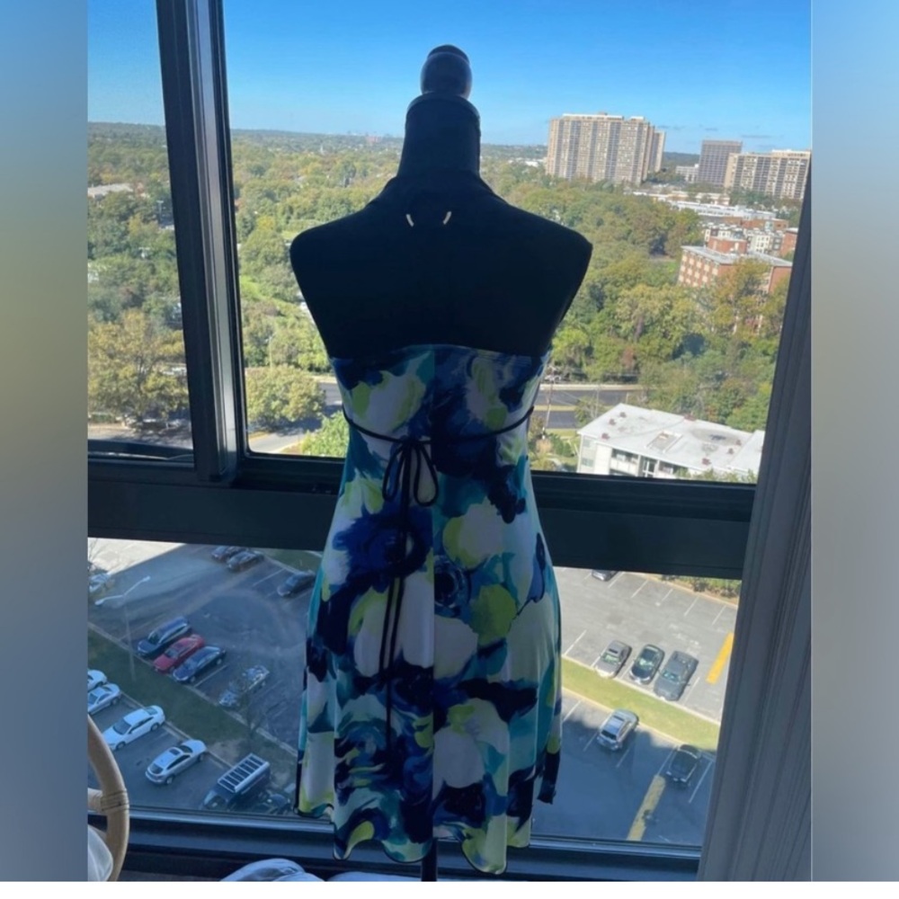 Iz Byer floral mini dress small - Picture 3 of 11